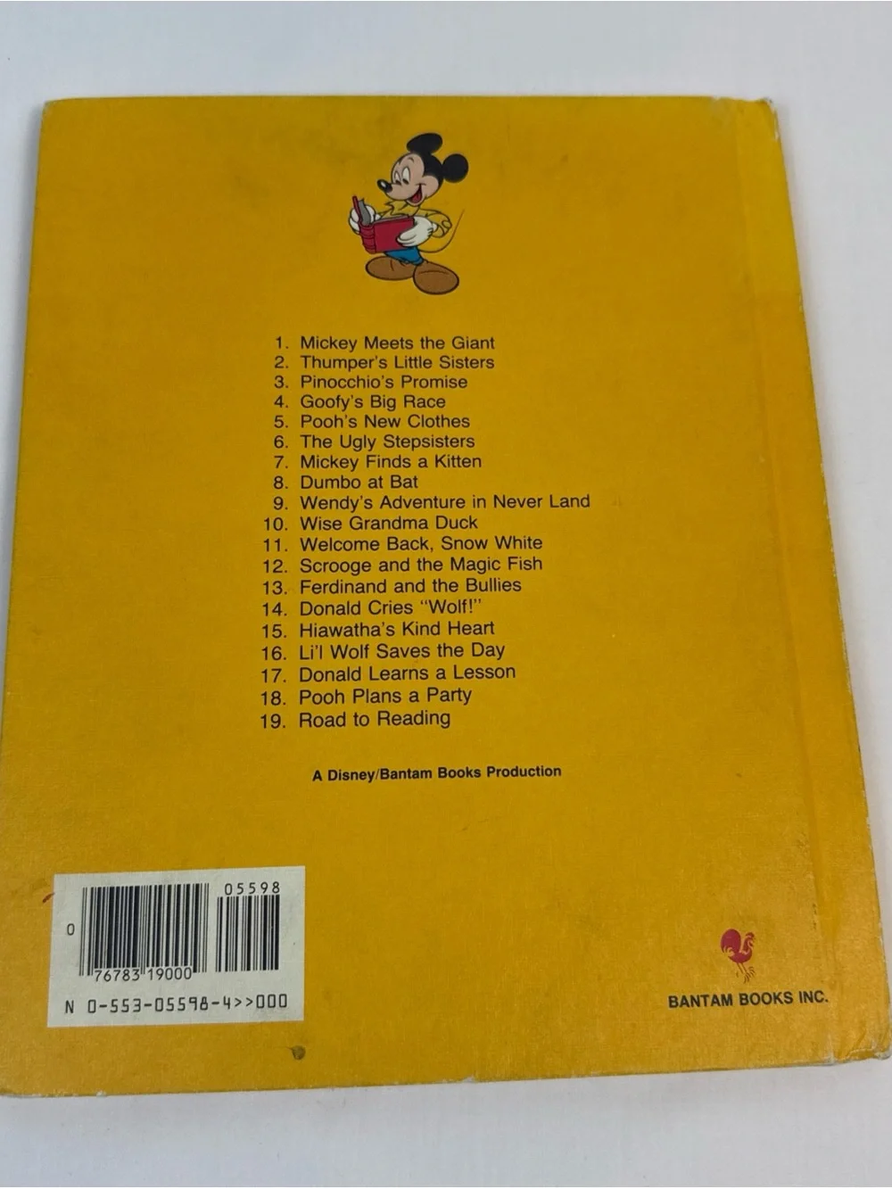 Disney Yellow Road to Reading Picture Book